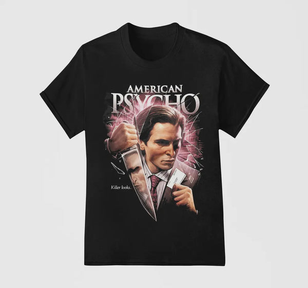 Camiseta Algodão Premium Filme American Psycho #1