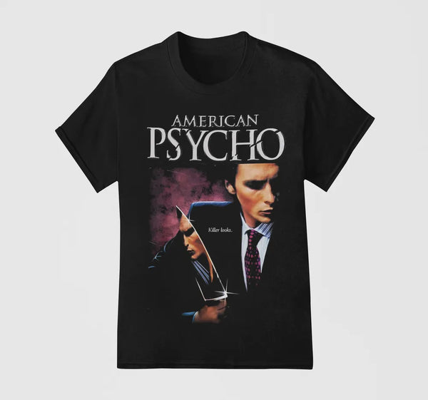 Camiseta Algodão Premium Filme American Psycho #4