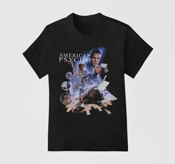 Camiseta Algodão Premium Filme American Psycho #6
