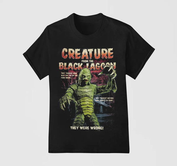 Camiseta Algodão Premium Filme Creature from the Black Lagoon #2