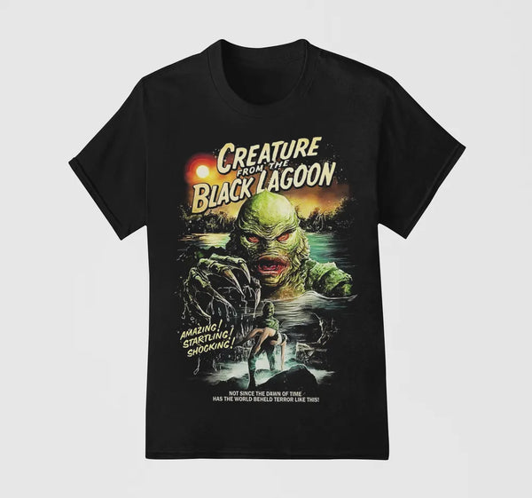 Camiseta Algodão Premium Filme Creature from the Black Lagoon #9