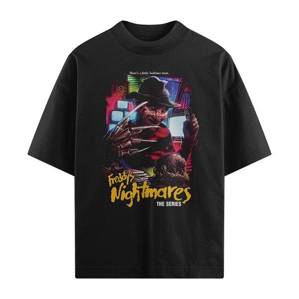 Camiseta Oversized Algodão Freddy Krueger - A Hora do Pesadelo The Series
