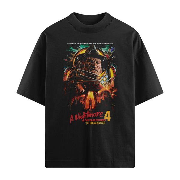Camiseta Oversized Algodão Freddy Krueger - A Hora do Pesadelo 4 #1