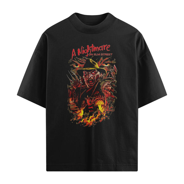 Camiseta Oversized Algodão Freddy Krueger - A Hora do Pesadelo #5