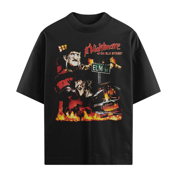 Camiseta Oversized Algodão Freddy Krueger - A Hora do Pesadelo #3